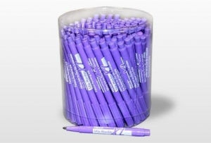 Viscot 1450XL-200 XL Marker Skin Prep Resistant Ink Mini Fine Tip Violet Sterile