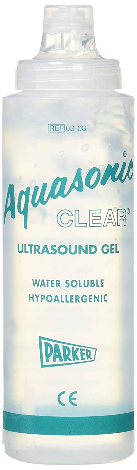Aquasonic Clear Ultrasound Transmission Gel, 8-Ounce, 03-08, Case of 12
